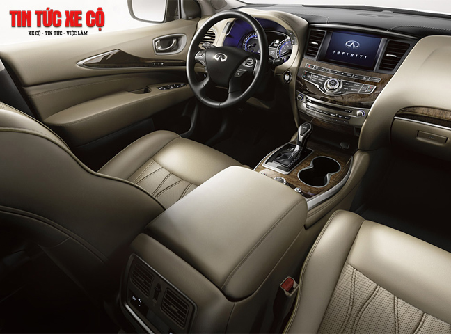 Nội thất QX60 được Nissan chú trọng với các chất liệu cao cấp