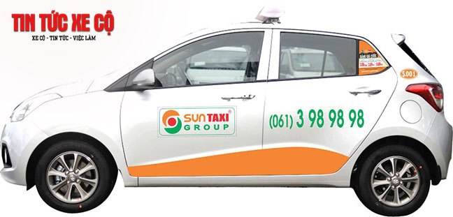 Dịch vụ Taxi Suntaxi với 17 chi nhánh toàn quốc