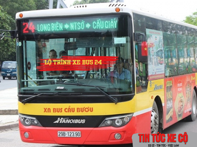Lộ trình tuyến xe bus 24 hà nội