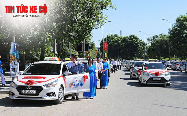Taxi 36 đã phủ sóng trên khắp trung tâm thành phố Thanh Hóa và nhiều huyện, xã lân cận