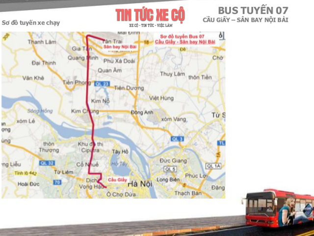 bản đồ lộ trình xe bus 07
