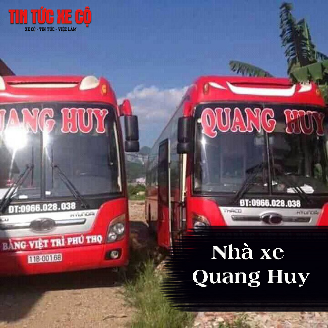 Nhà xe Quang Huy tuyến Giao Thủy – Hà Nội