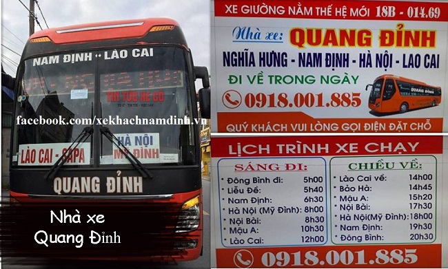 Nhà xe Quang Đỉnh Nam Định