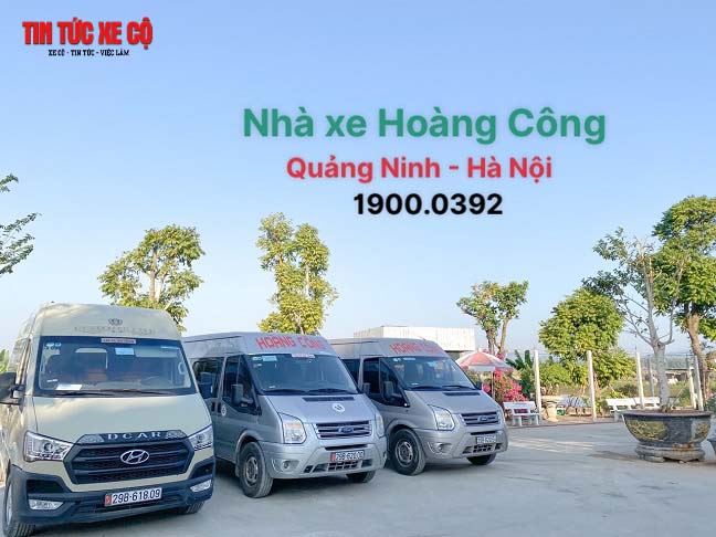 Nhà xe Hoàng Công chuyên chạy tuyến Quảng Ninh – Hà Nội