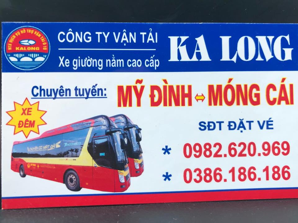Nhà xe Ka Long - Lịch Trình - Giá Vé Hôm Nay